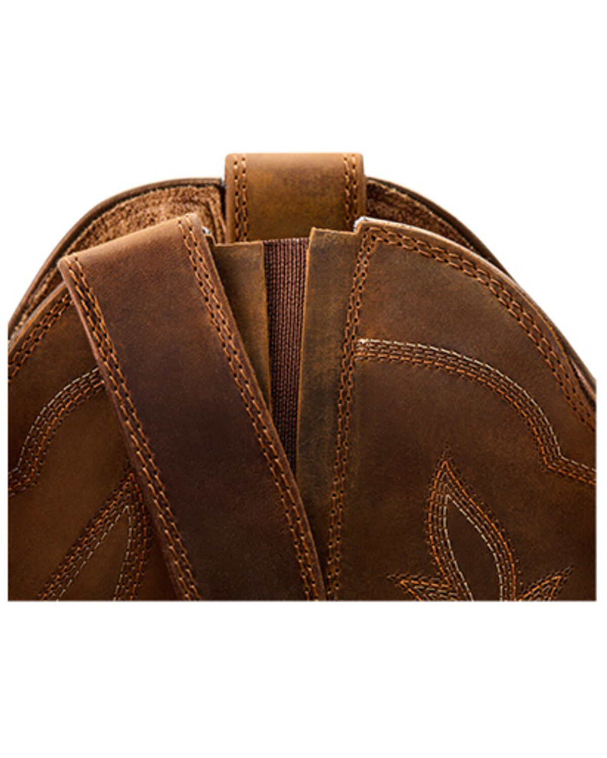 Image #6 - Ariat Women's Heritage StretchFit Distressed Tall Western Boots - Round Toe, Brown, hi-res