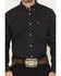Image #3 - Ariat Men's Wrinkle Free Asher Geo Print Long Sleeve Button-Down Western Shirt, Black, hi-res