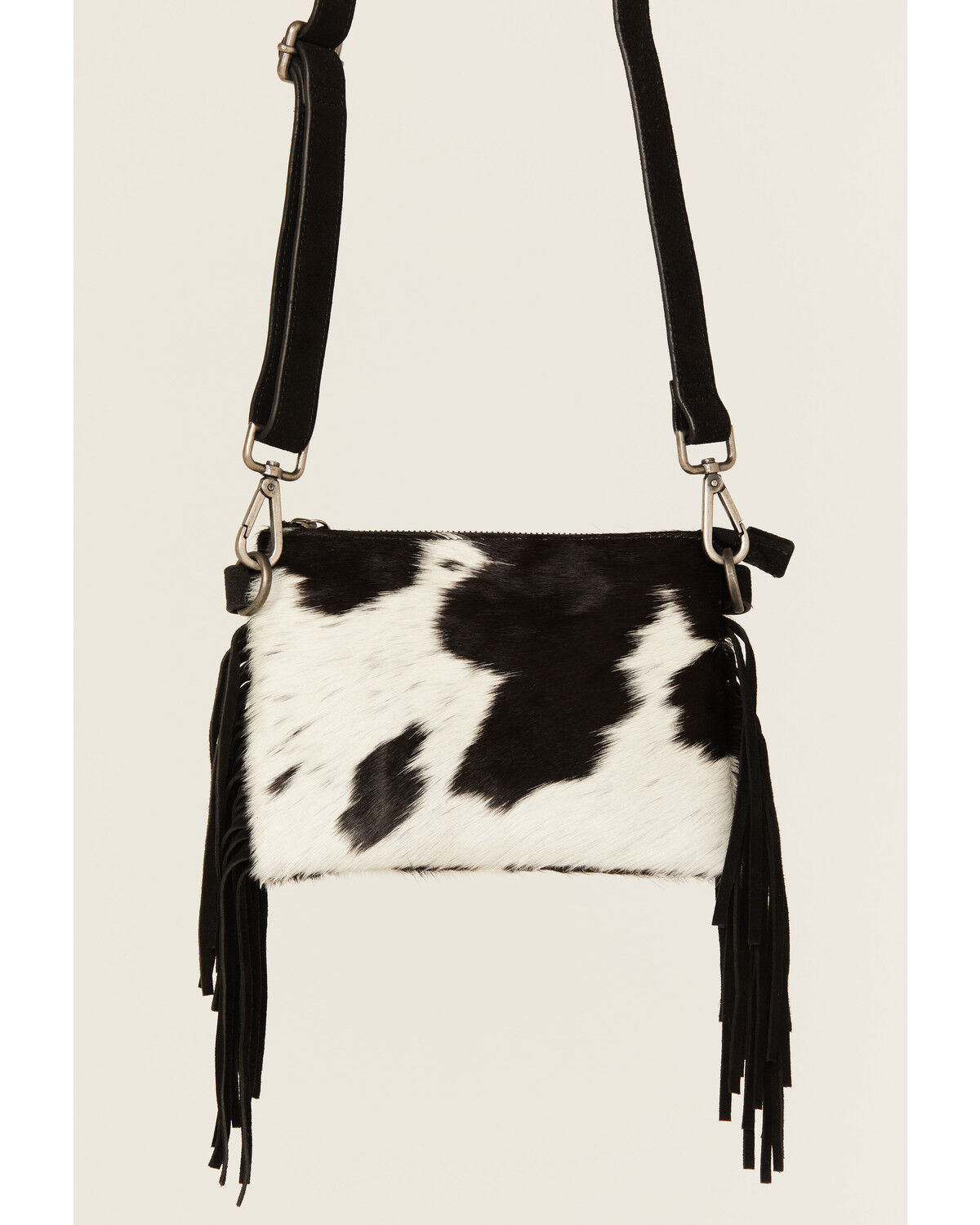 Image #6 - Shyanne Women's Meadow Hairon Leather Crossbody Bag, Black, hi-res