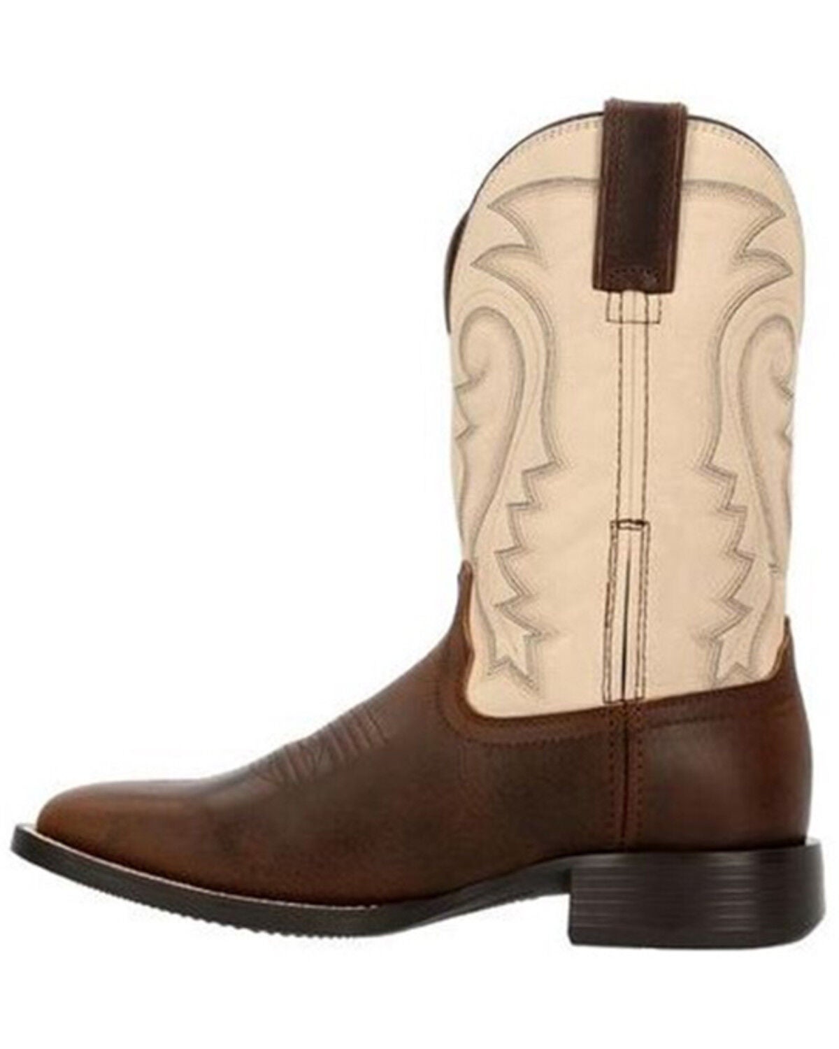 Image #3 - Durango Men's Westward Performance Western Boots - Broad Square Toe, Off White, hi-res