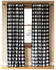 Image #1 - Carstens Lumberjack Plaid Print Curtain Drapes, White, hi-res