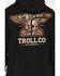Image #4 - Troll Co Men's FR Fire Forged Hooded Sweatshirt, Black, hi-res