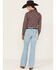 Image #3 - Wrangler Retro Women's Mia Light Wash Mid Rise Trouser Denim Jeans, Light Wash, hi-res