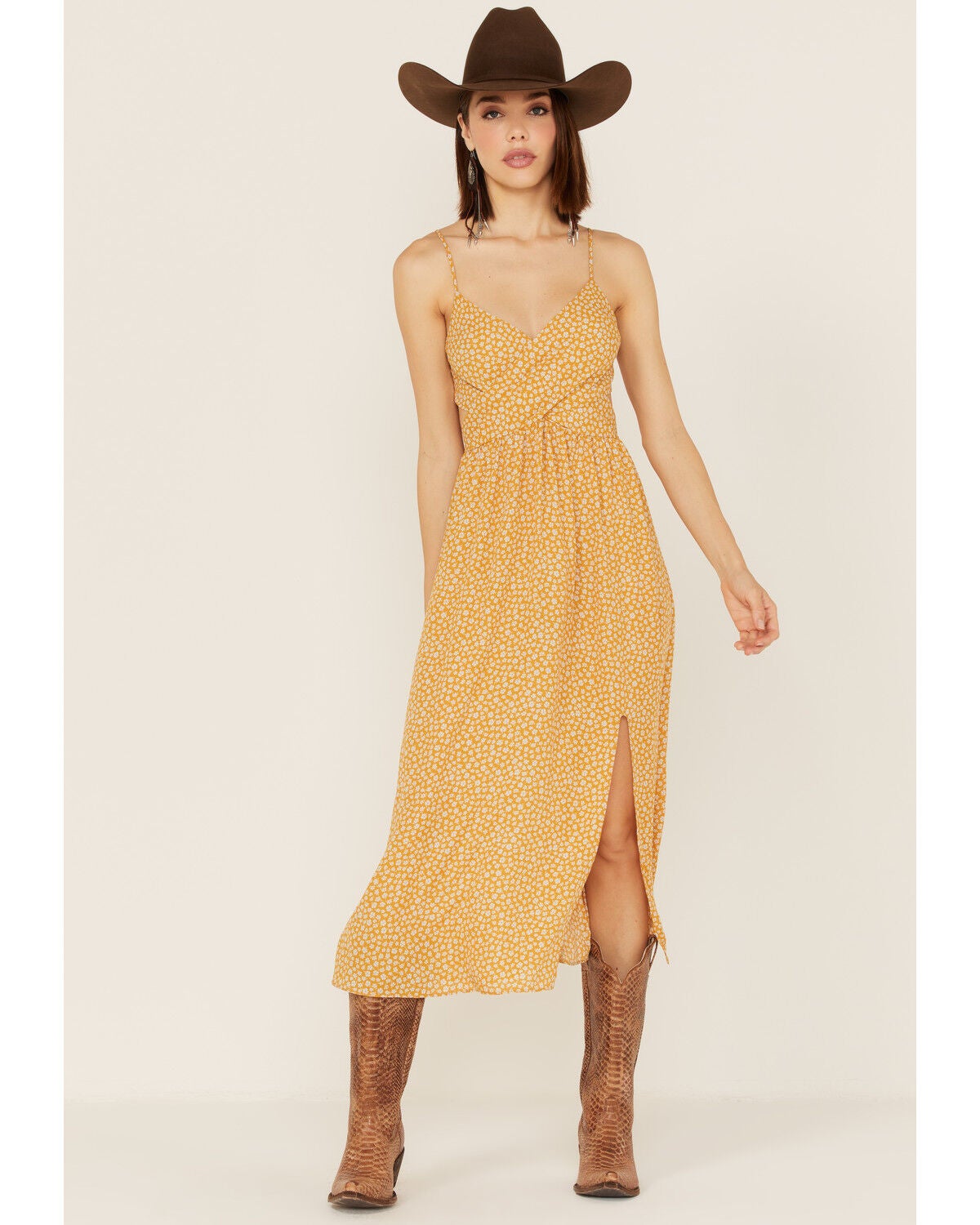 Cali Livin Side Cut Out Maxi Dress 