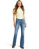 Image #1 - Ariat Women's Daniela High Rise Bootcut Jeans, Blue, hi-res
