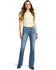 Image #1 - Ariat Women's R.E.A.L. Daniela High Rise Bootcut Jeans, Blue, hi-res