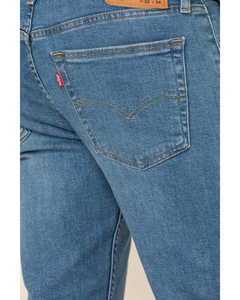 Image #4 - Levi's Men's 527 Begonia Subtle Light Stretch Slim Bootcut Jeans, Blue, hi-res