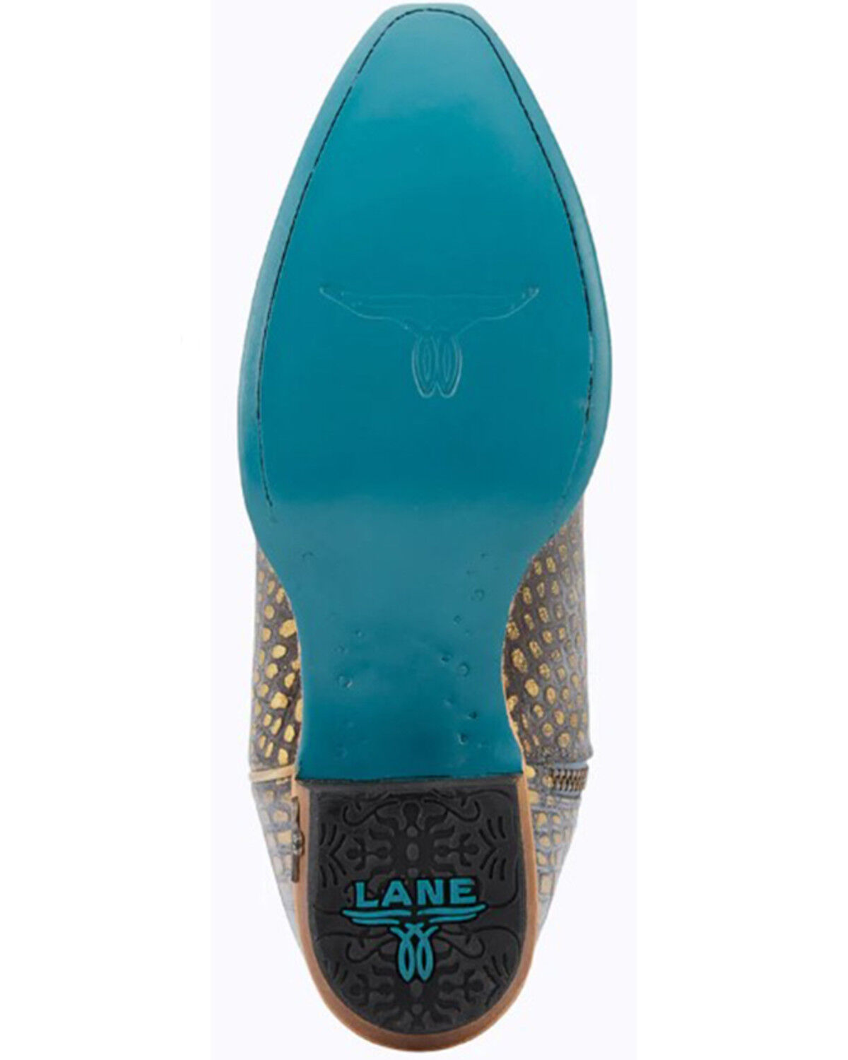 Image #7 - Lane Women's Skylight Tall Western Boots - Snip Toe, Blue, hi-res