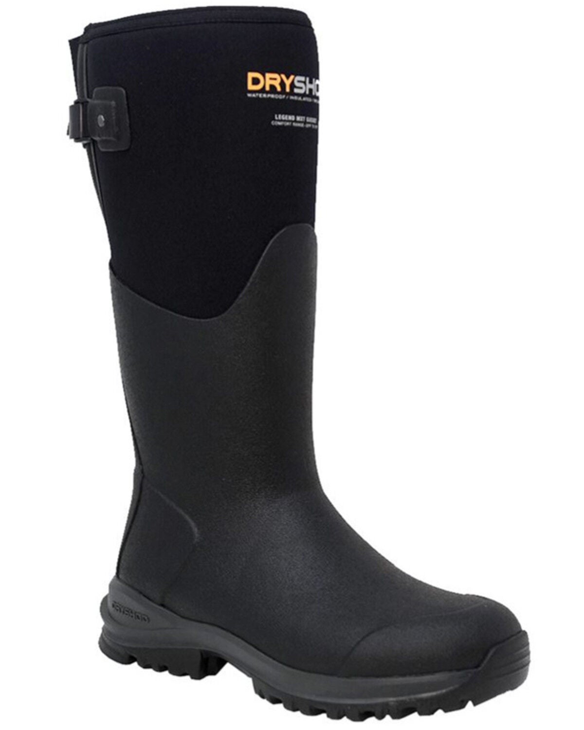 Dryshod Women's Legend MXT Gusset Waterproof Work Boots - Soft Toe, Black, hi-res
