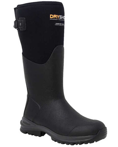 Dryshod Women's Legend MXT Gusset Waterproof Work Boots - Round Toe, Black, hi-res