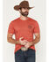 Image #2 - Howitzer Men's Boot Barn Exclusive Patriot Eagle Short Sleeve Graphic T-Shirt, Cream, hi-res