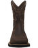 Image #4 - Ad Tec Men's Brown Western Work Boots - Steel Toe, Brown, hi-res