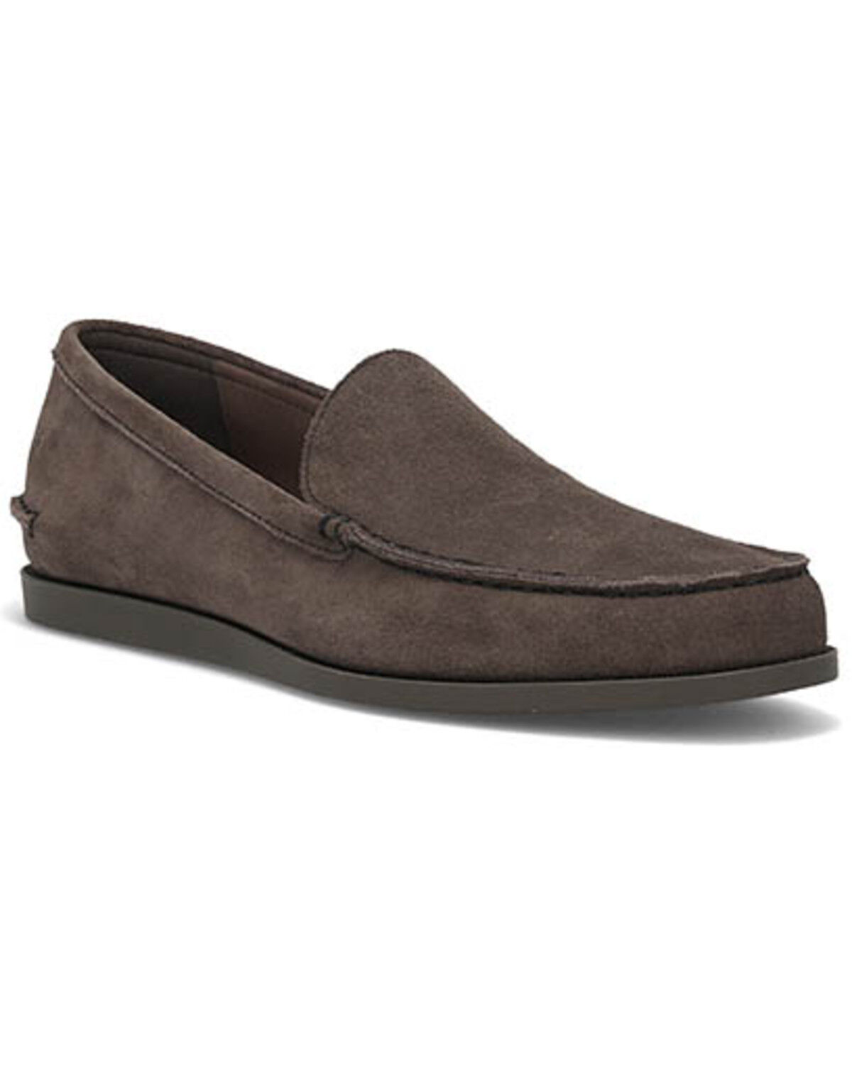 Image #1 - Frye Men's Mason Slip-On Casual Shoes - Moc Toe , Dark Grey, hi-res