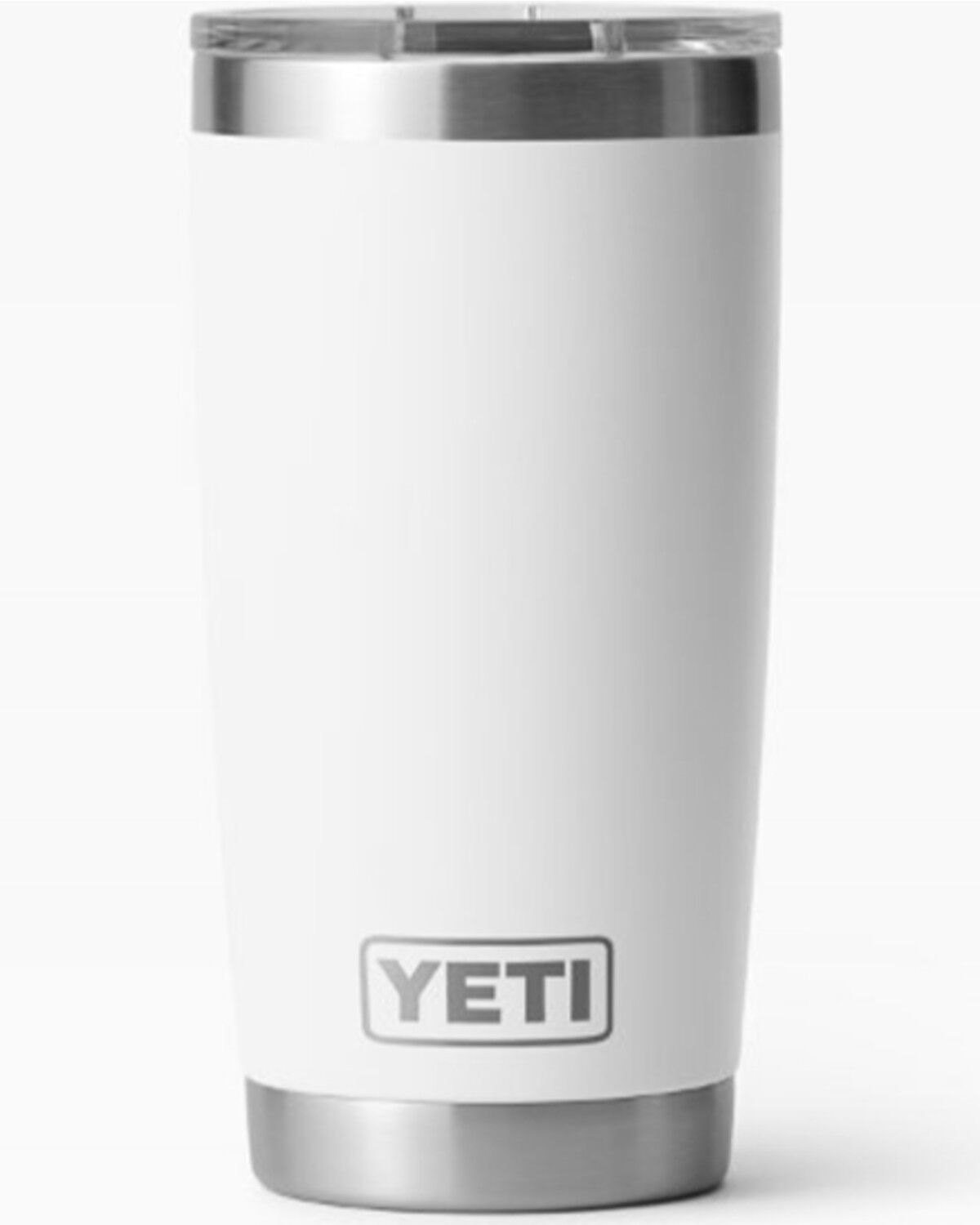 Image #1 - YETI Rambler® MagSlider™ Lid 20oz Tumbler, White, hi-res