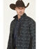 Image #2 - RANK 45® Men's Aries Tonal Southwestern Softshell Jacket - Tall, Black, hi-res