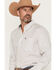 Image #2 - Cody James Men's Spot X Geo Print Long Sleeve Button-Down Stretch Western Shirt, Cream, hi-res