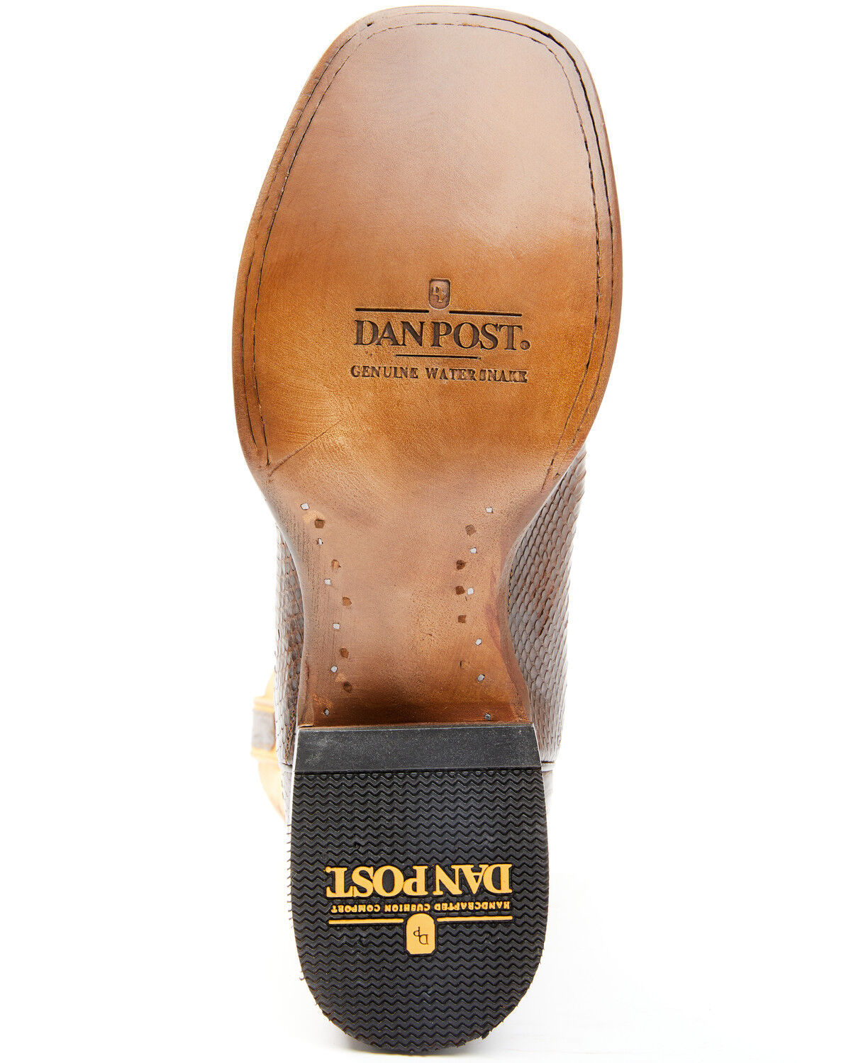 Image #7 - Dan Post Men's Exotic Snake Western Boots - Broad Square Toe, , hi-res