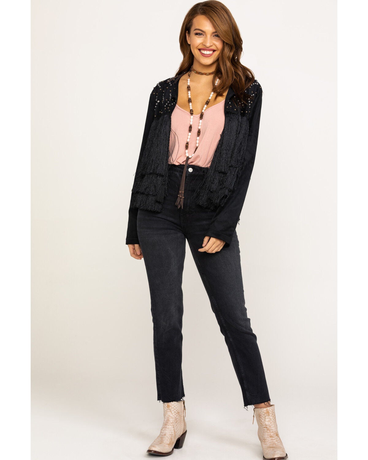 Image #6 - Ariat Women's Fringing Jacket, , hi-res