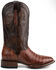 El Dorado Men's Waxy Cowboy Caiman Belly Exotic Western Boots - Broad Square Toe , Bronze, hi-res