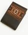 Image #1 - Cody James Men's Southwestern Bifold Leather Wallet, Dark Brown, hi-res