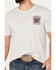Image #3 - Cowboy Hardware Men's There's Tough Short Sleeve Graphic T-Shirt, Light Grey, hi-res