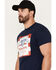 Image #2 - Brew City Beer Gear Men's Budweiser Patriotic Logo Short Sleeve T-Shirt, , hi-res
