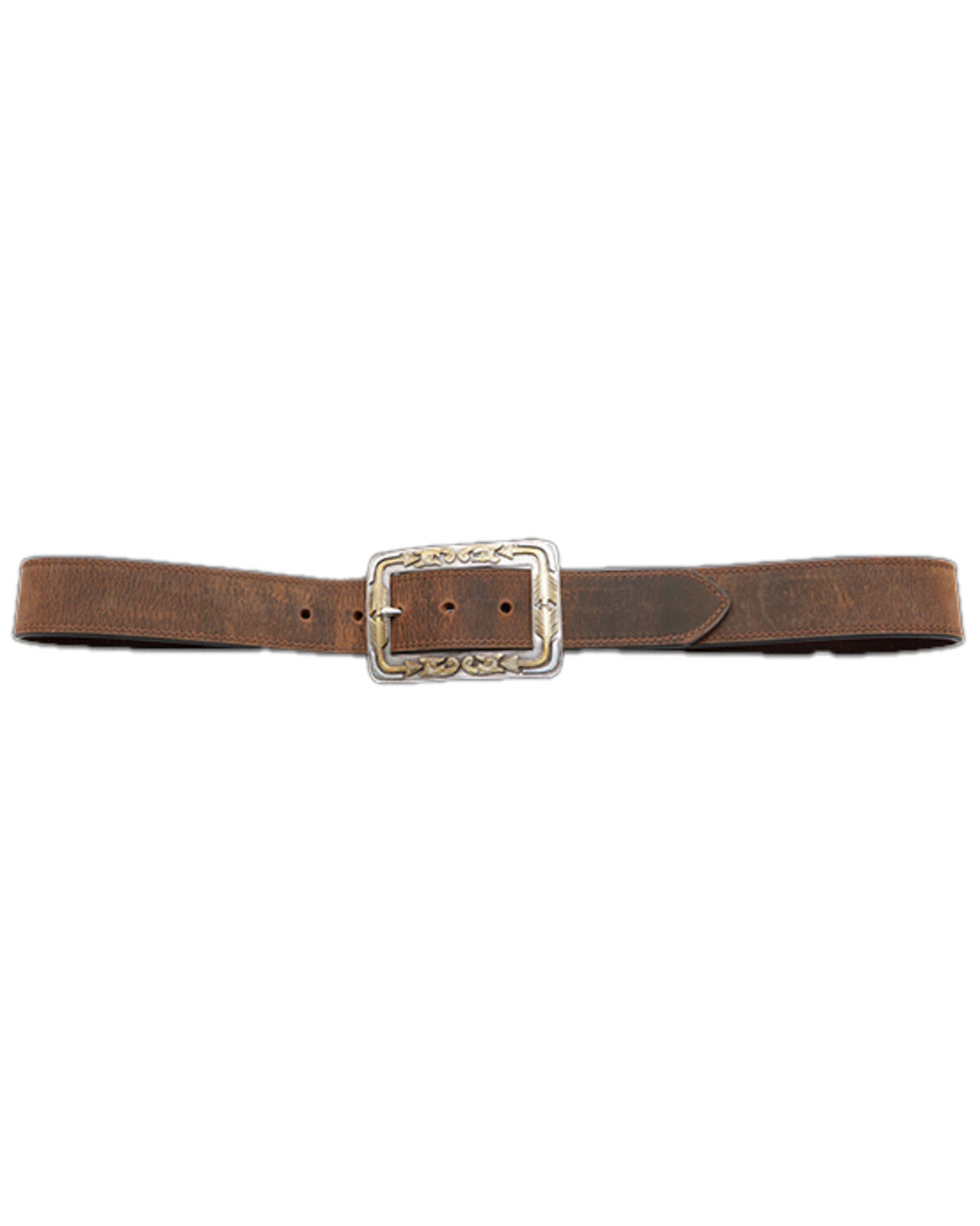 Image #3 - Cody James Men's Boxed Arrow Buckle Belt, Brown, hi-res