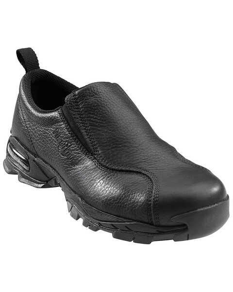Image #1 - Nautilus Men's ESD Slip-On Work Shoes - Round Toe, Black, hi-res