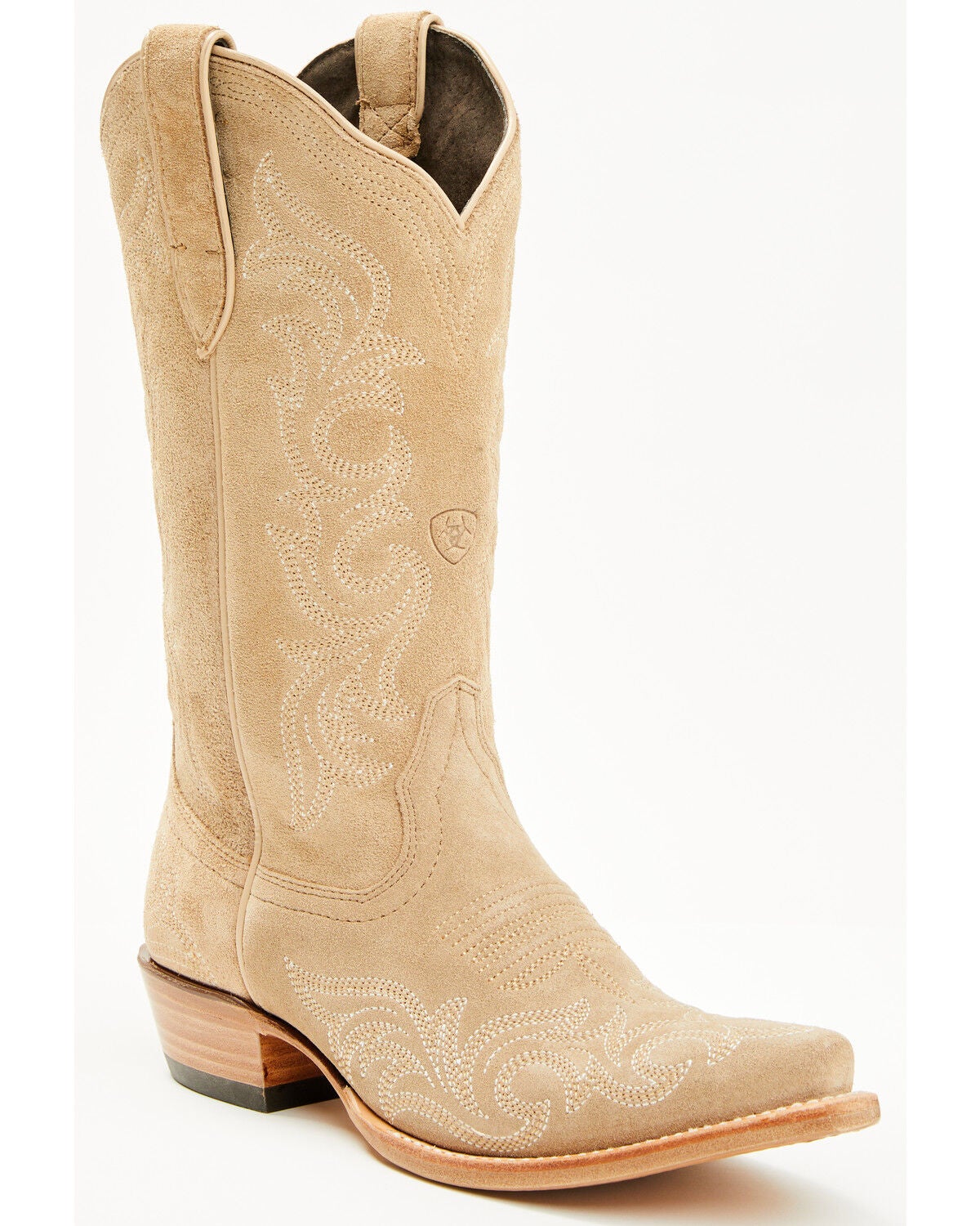 Ariat Women's Hazen Western Boots - Snip Toe, Taupe, hi-res