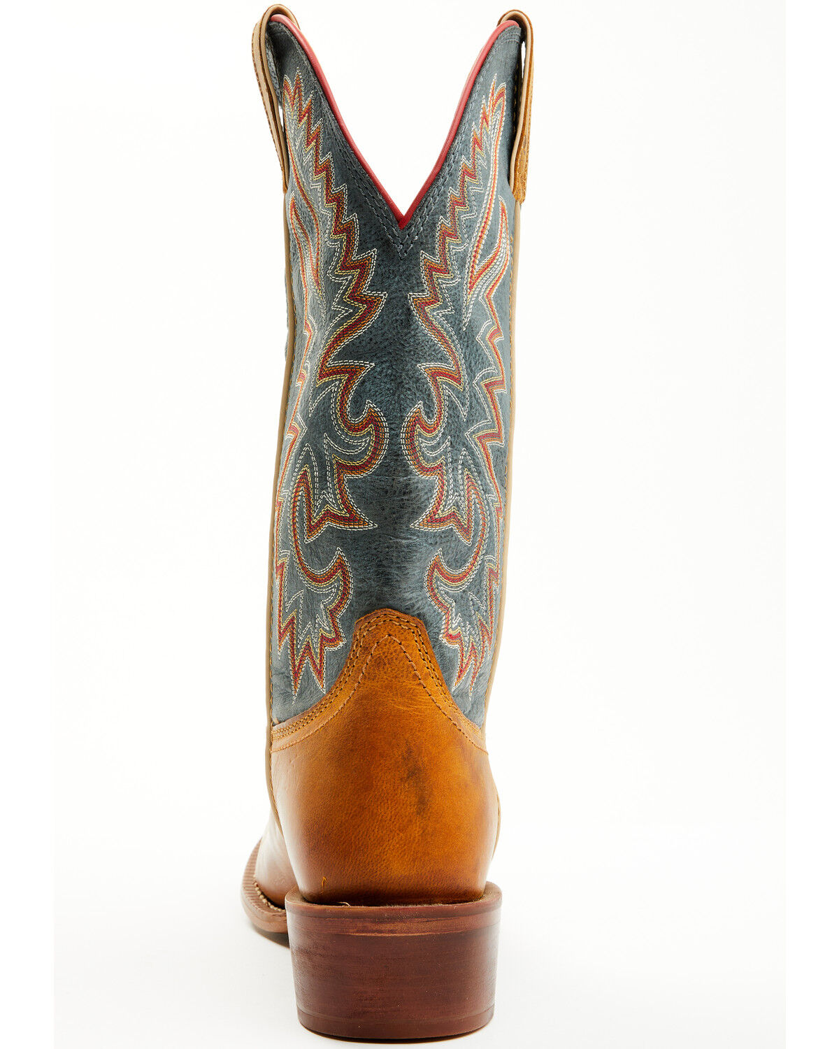 Image #5 - Justin Men's Show Off Western Boots - Square Toe, Brown, hi-res