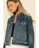 Image #2 - Lee Women's Dark Wash Rider Denim Jacket , , hi-res