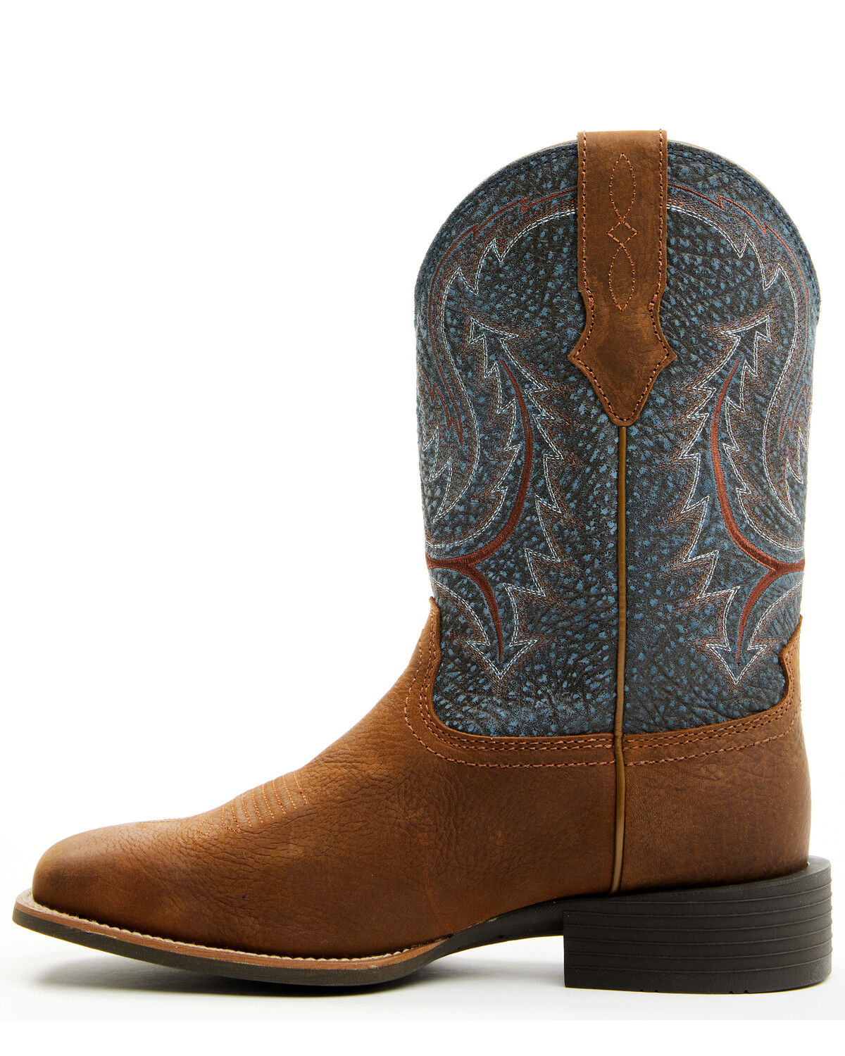 Image #3 - Cody James Men's Force Western Boots - Broad Square Toe, Blue, hi-res