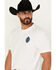 Image #2 - Kimes Ranch Men's Boot Barn Exclusive Layered Diamond Southwestern Logo Short Sleeve Graphic T-Shirt, White, hi-res