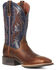 Image #1 - Ariat Men's Sport Cool VentTEK Western Performance Boots - Square Toe, Brown, hi-res