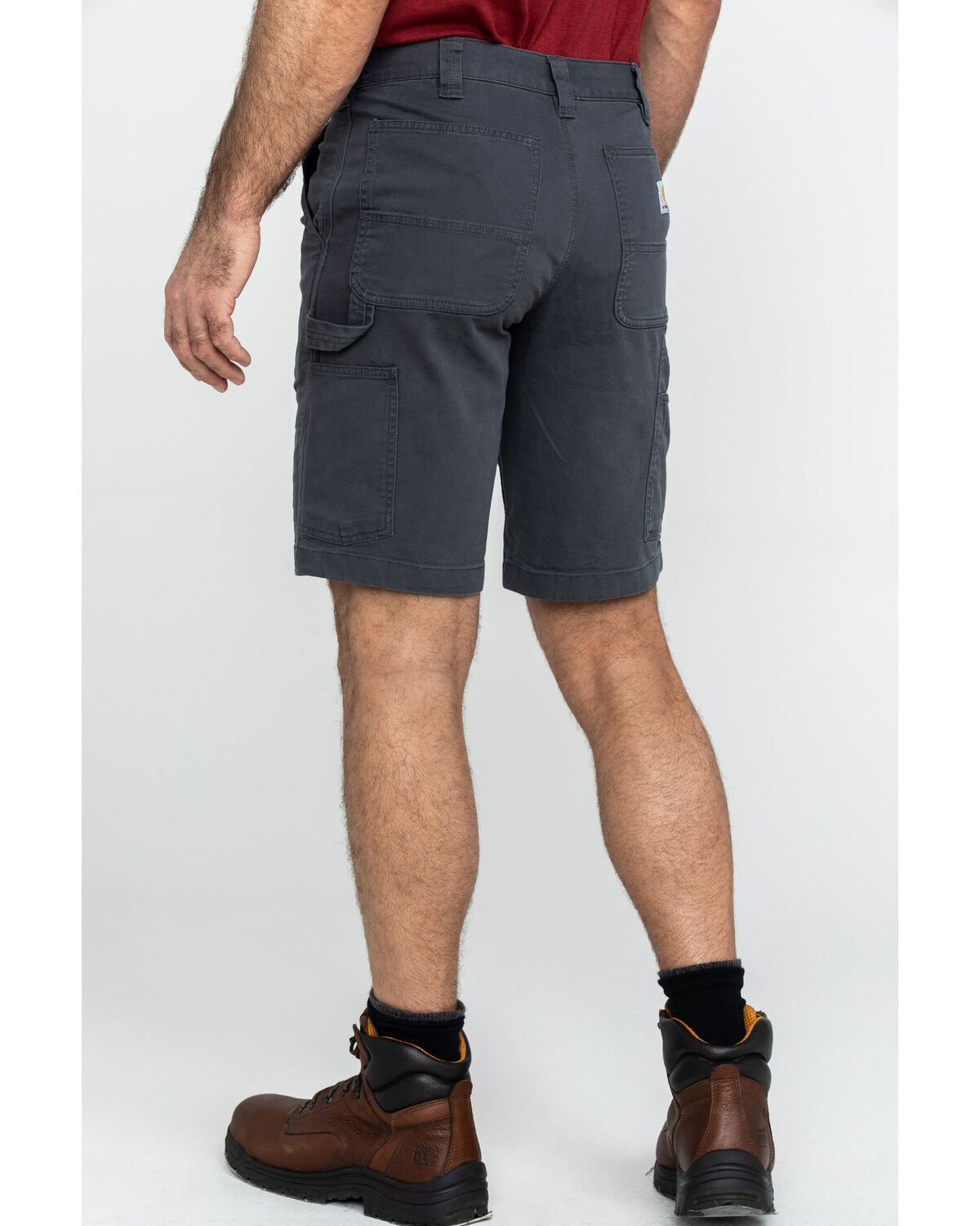 Image #2 - Carhartt Men's 11" Rugged Flex® Dungaree Rigby Work Shorts, Dark Grey, hi-res