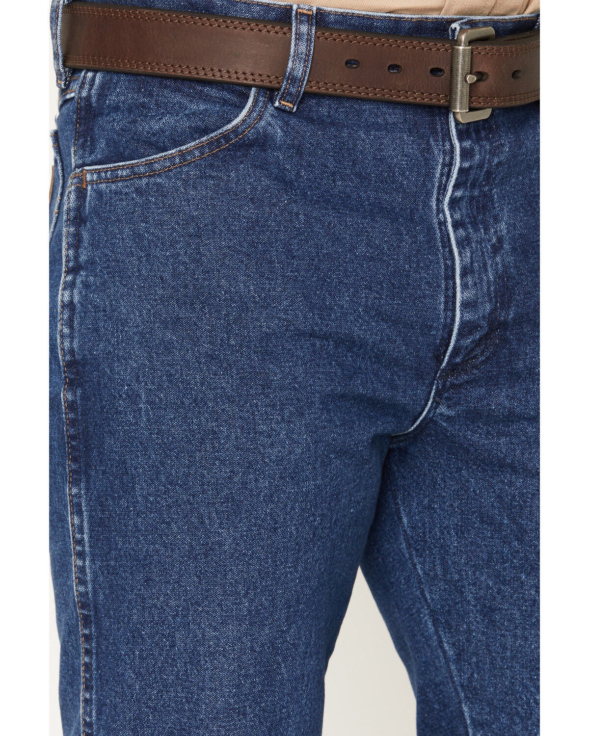 Image #3 - Wrangler Men's FR Classic Fit Straight Jeans, Blue, hi-res