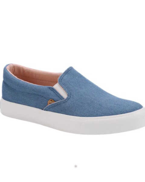Lamo Footwear Women's Piper Shoes - Round Toe, Blue, hi-res