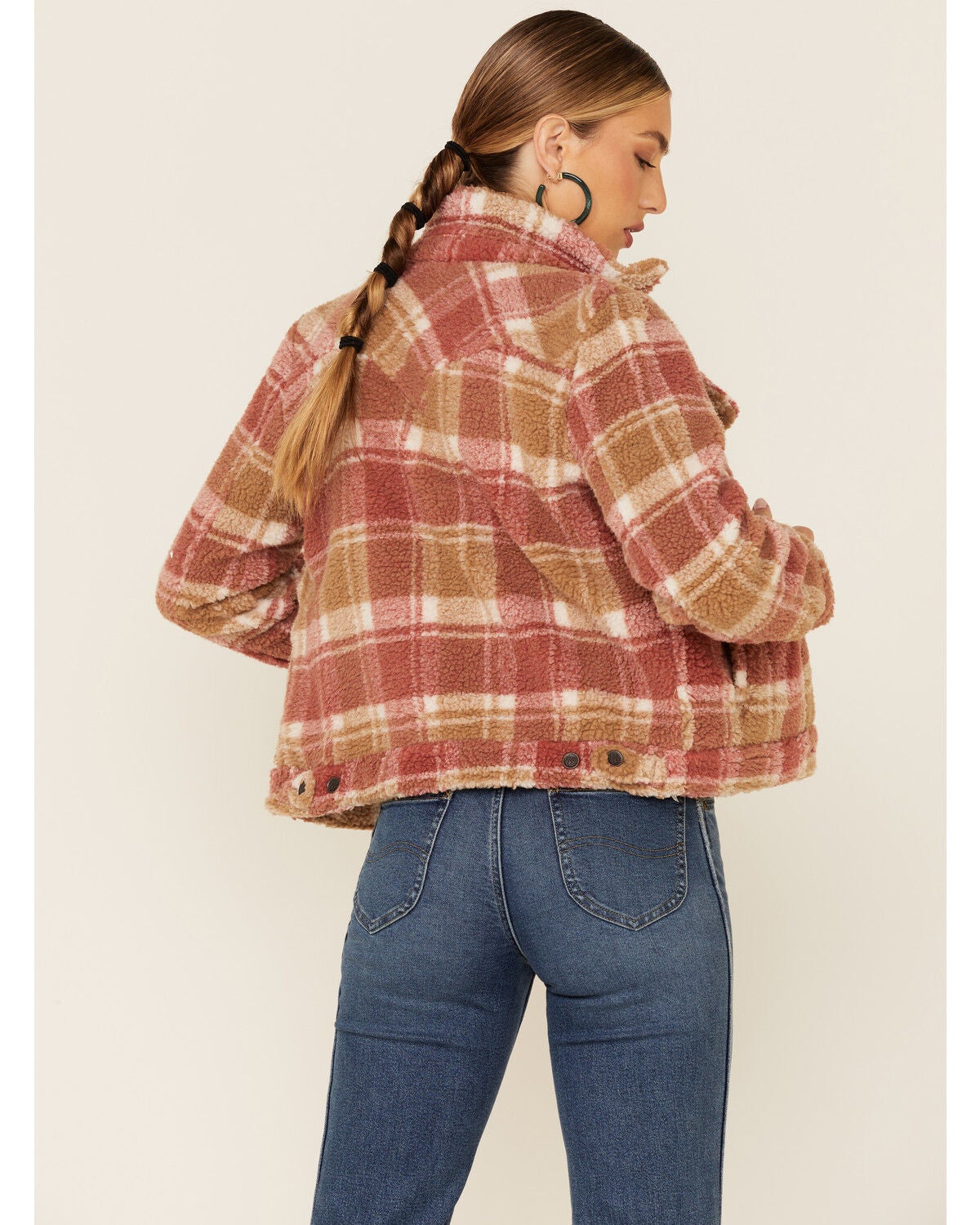 wrangler check jacket