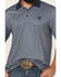 Image #3 - RANK 45® Men's Railroad Striped Short Sleeve Polo, Light Blue, hi-res