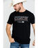 Image #5 - Cinch Men's Logo Flag Graphic T-Shirt, Black, hi-res