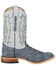 Image #2 - Tony Lama Men's Carlos Exotic Ostrich Western Boots - Broad Square Toe, Navy, hi-res
