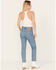 Image #3 - Levi's Women's Medium Wash High Rise Oxnard Athens Pushed 501 Cropped Jeans, Medium Wash, hi-res