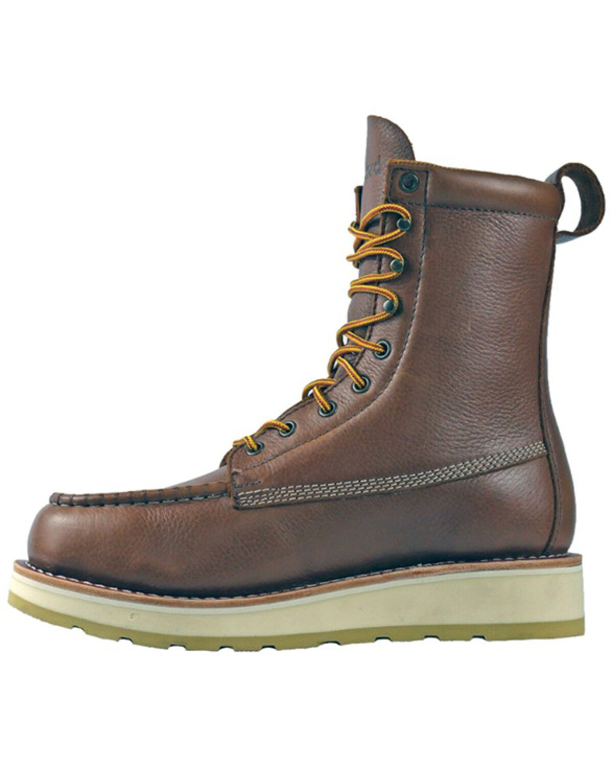 Image #3 - Die Hard Men's Malibu 8" Lace-Up Work Boots - Moc Toe, Rust Copper, hi-res