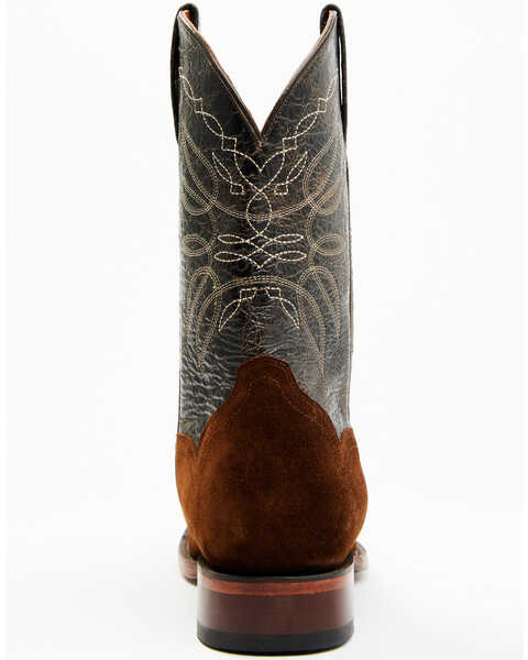 Image #5 - Moonshine Spirit Men's 11" Pancho Roughout Western Boots - Square Toe, Brown, hi-res