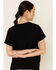 Image #4 - Cut & Paste Women's Not All Those Who Wander Are Lost Graphic Short Sleeve Tee, Black, hi-res