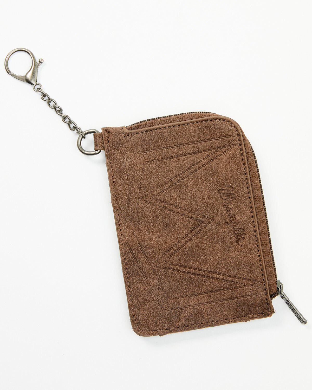 Image #3 - Wrangler Women's Boot Barn Exclusive Braided Keychain Wallet, Brown, hi-res