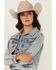 Image #2 - Veveret Women's Pearl Light Wash Denim Jacket, Light Wash, hi-res