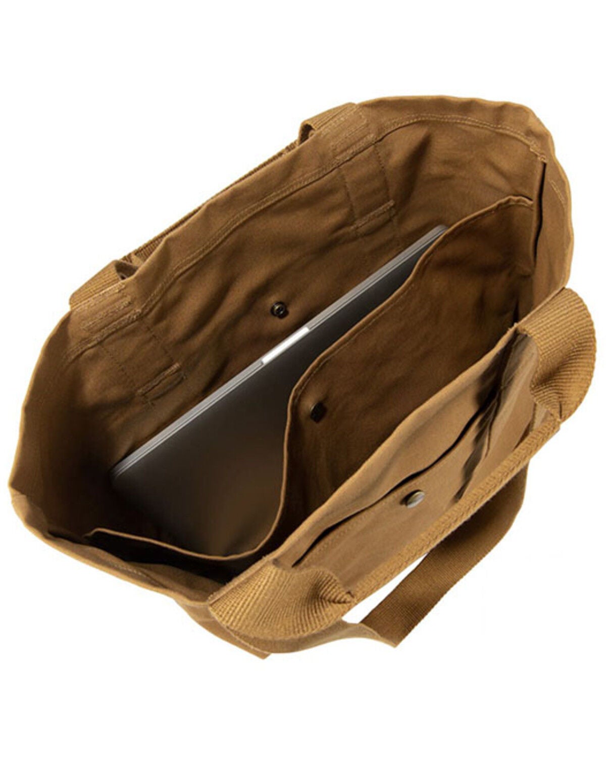 Image #2 - Carhartt 18L Firm Duck Tote Bag, Brown, hi-res