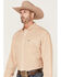 Image #2 - Cinch Men's ARENAFLEX® Small Plaid Long Sleeve Button Down Western Shirt, White, hi-res