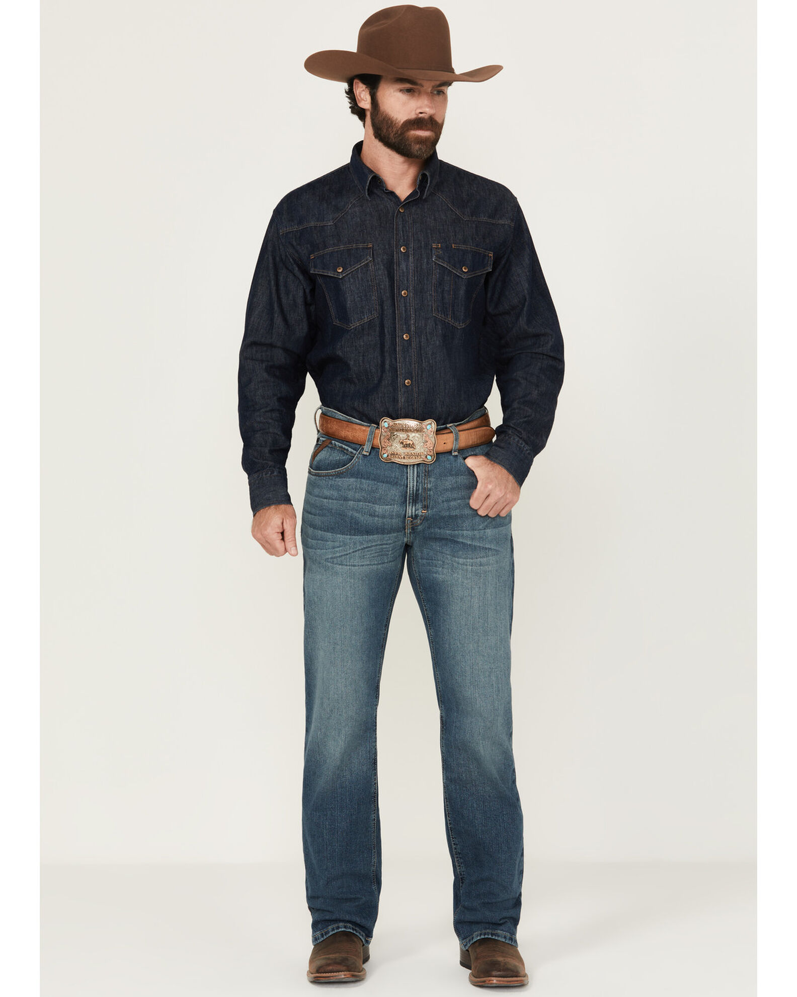 Men's stretch cheap bootcut jeans